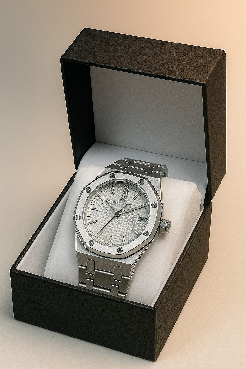 Audemars Piguet Luxury Stainless Steel Automatic Wristwatch – Silver Dial